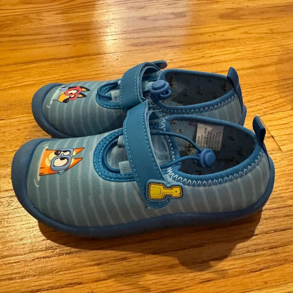 Spiderman & Bluey Swim / Water Shoes Size 11-12 BUNDLE DEAL